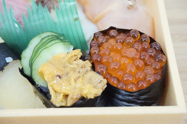 特上にぎりうにいくら1