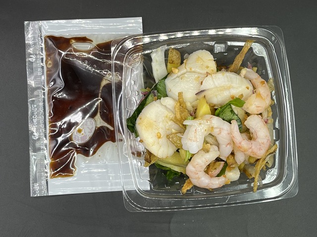 北海道産帆立と甘えびのサラダ