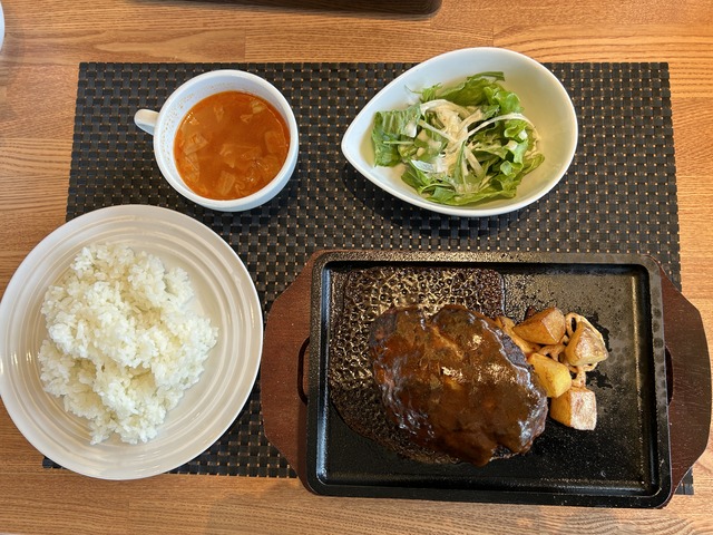 鉄板ハンバーグ1-1