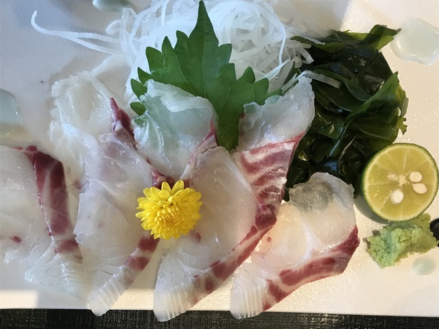天然へ鯛刺身定食1-2