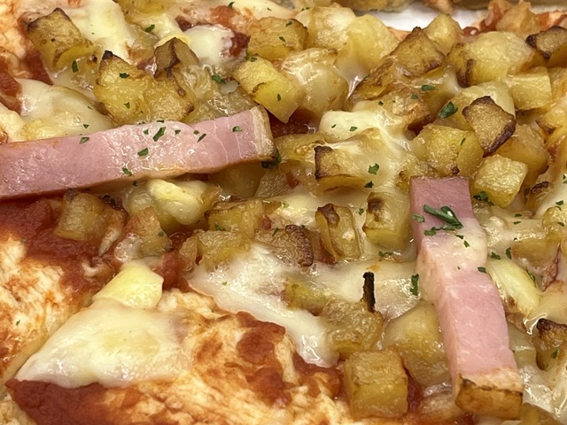 ベーコンとポテトのピッツア1-1-4