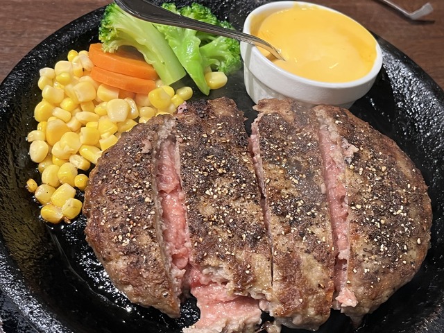 チーズハンバーグ0