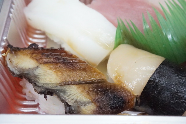 上にぎりうなぎ貝柱