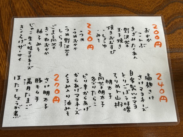 メニュー1-1