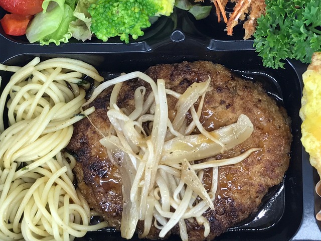 ハンバーグ&エビフライ2-3