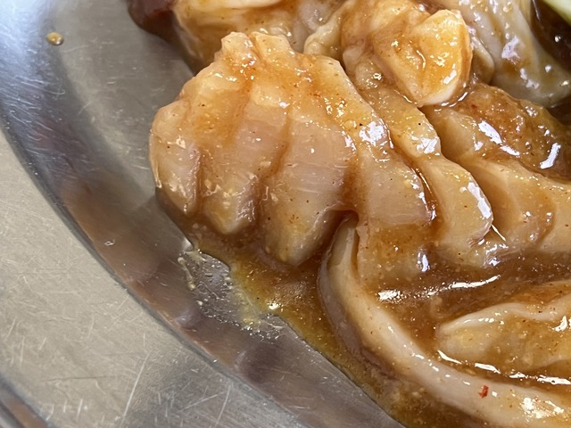 ❷ホルモン盛合わせ1-2-1