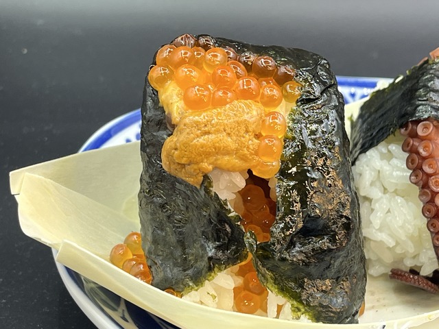 ❹くるくる贅沢握り雲丹いくら1