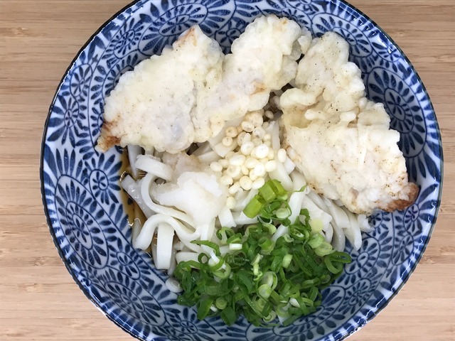 とり天ぶっかけ