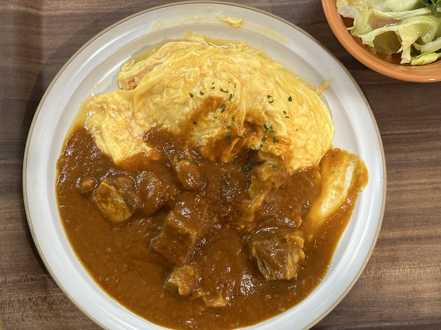 ビーフカレーオムライス1-2-1