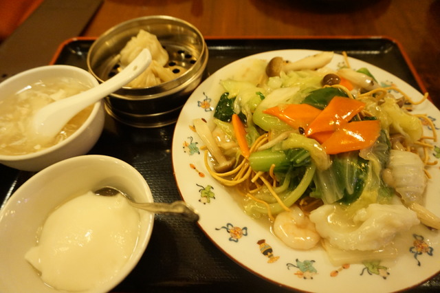 ランチあんかけ焼きそば1