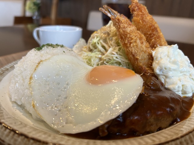 ハンバーグエビフライ1-4