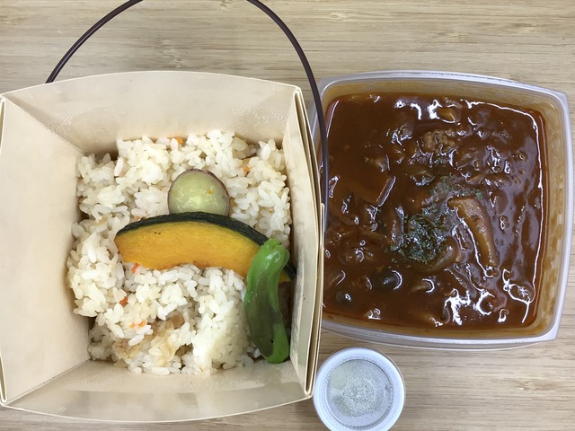 ハッシュドビーフ＆バターライス2-2