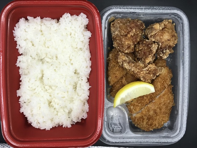 ロースかつからあげ