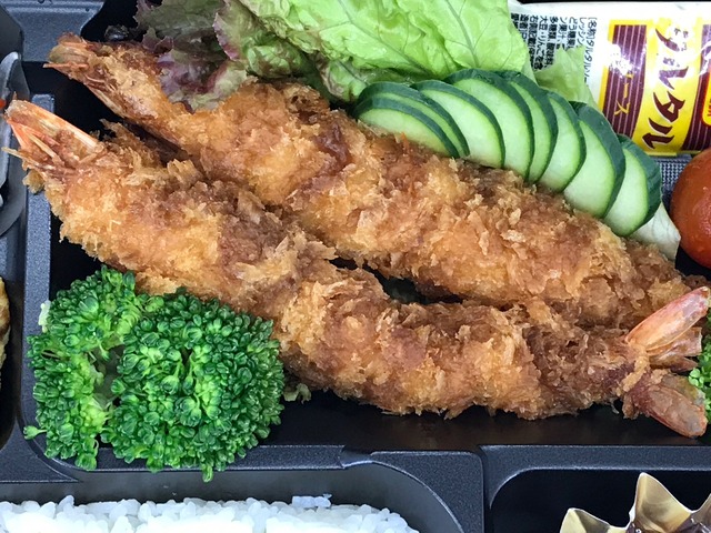 海老フライ弁当2-1