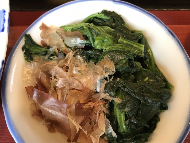 ほうれん草のお浸し