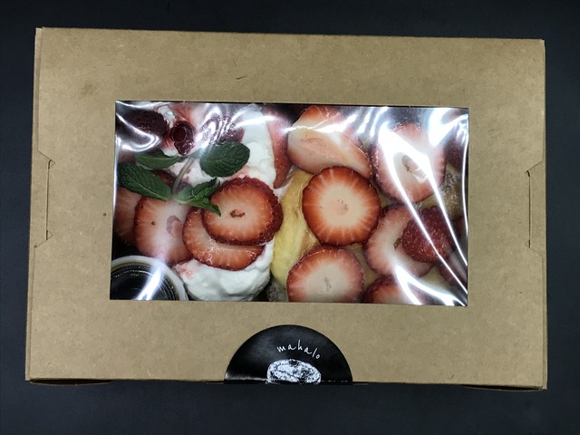 イチゴチョコパンケーキ