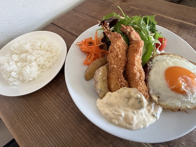 ハンバーグ＆エビフライ0-1