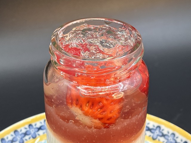 いちごのレアチーズジャー1-1-5