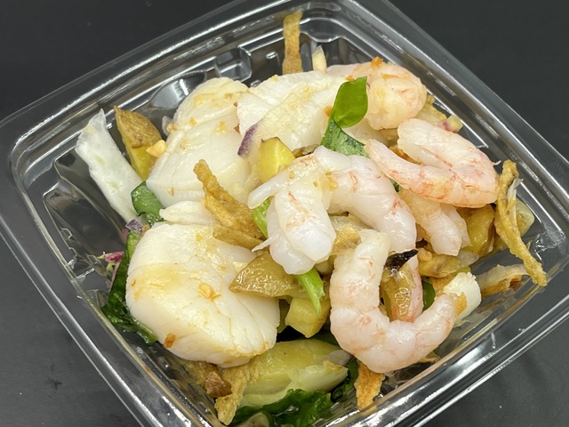 北海道産帆立と甘えびのサラダ1-1-3