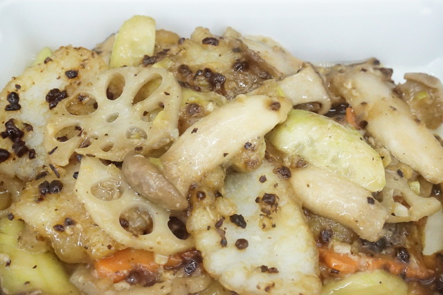 モンゴウイカのトウチ炒め2