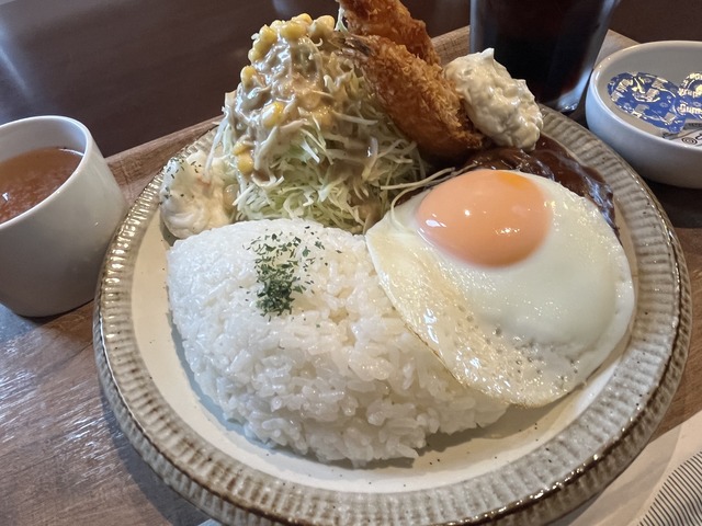 ハンバーグエビフライ1-2-1