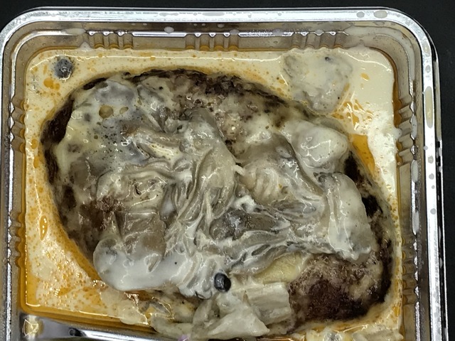 きのこソースのハンバーグ1-1