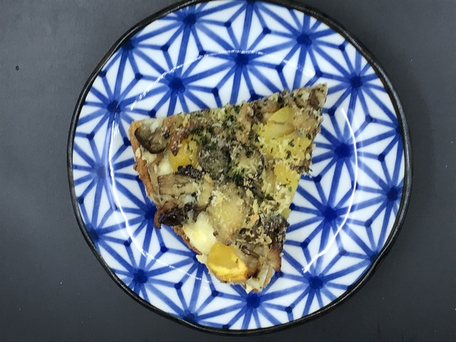 キノコとチーズのタル2