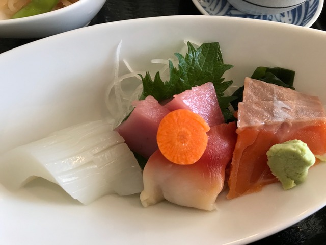 生姜焼き御膳刺身