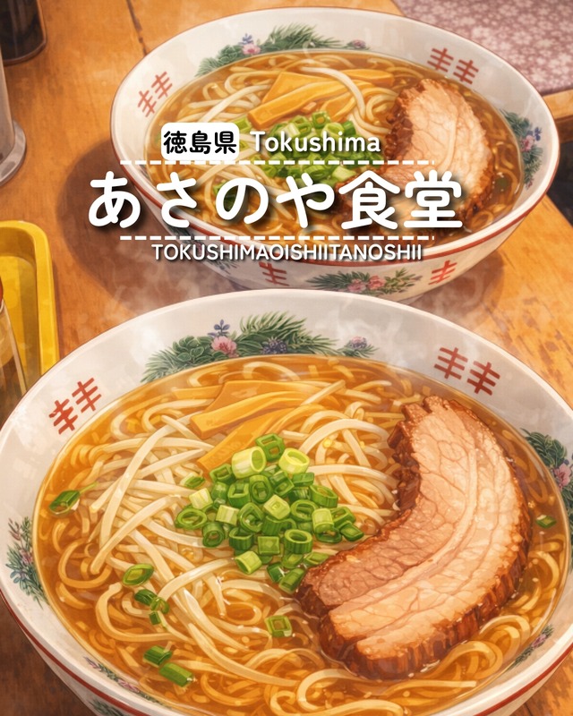 【徳島県阿波市市場町】あさのや食堂