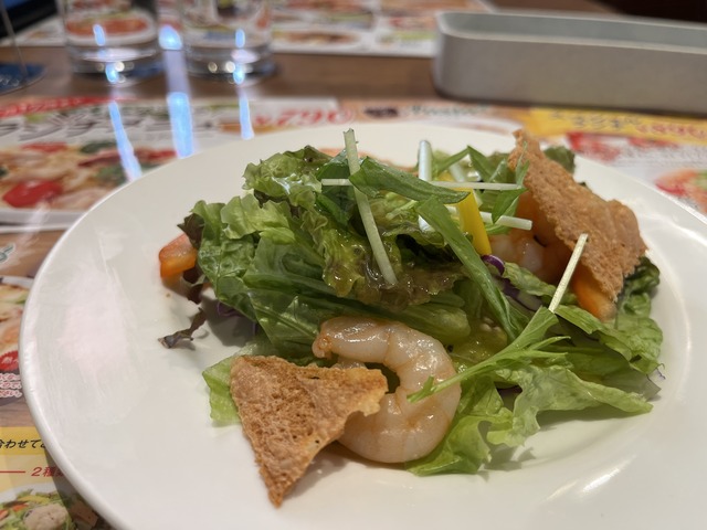 ランチ小エビサラダ1