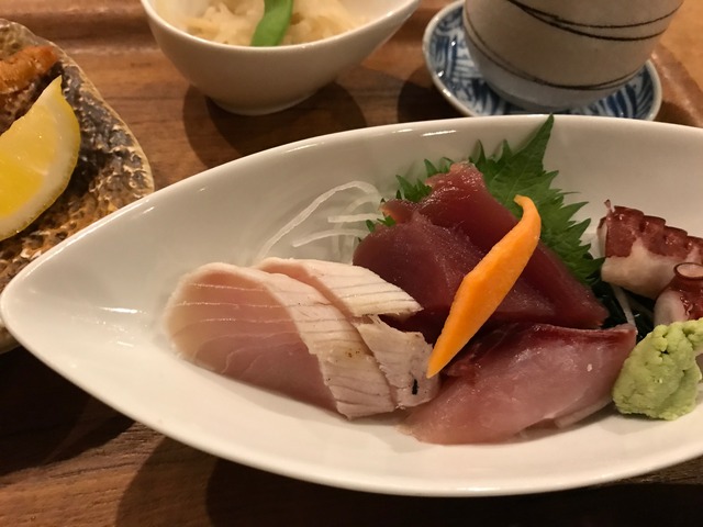 エビフライ御膳刺身