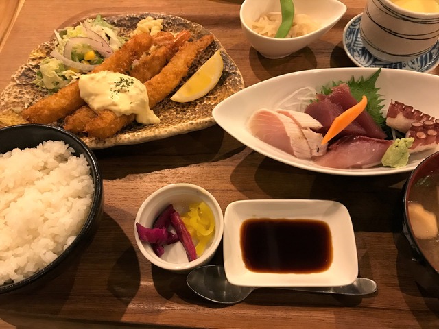 エビフライ御膳