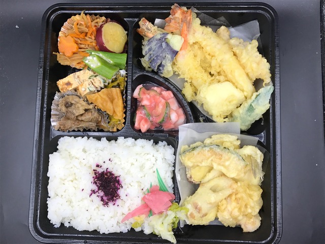 特上天婦羅弁当2