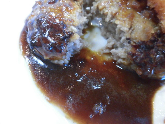 ハンバーグじゅわー