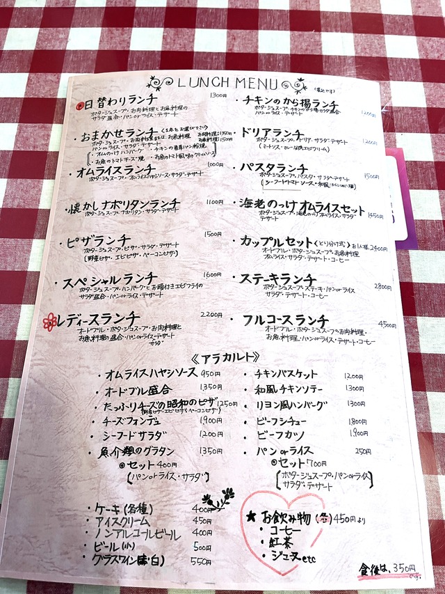 メニュー