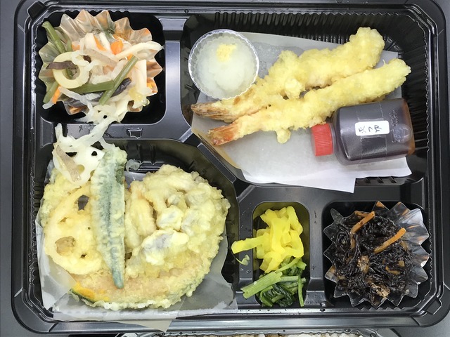 うな重竹天婦羅弁当1-2