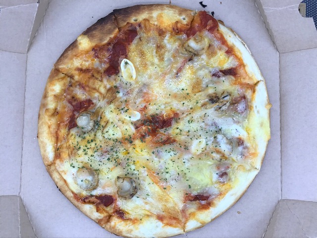 シーフードピザ3