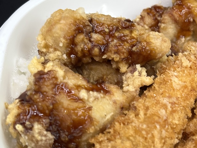 照り焼き唐揚&エビフライ弁当1-3