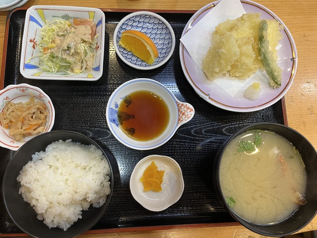 イカ天ぷら定食1