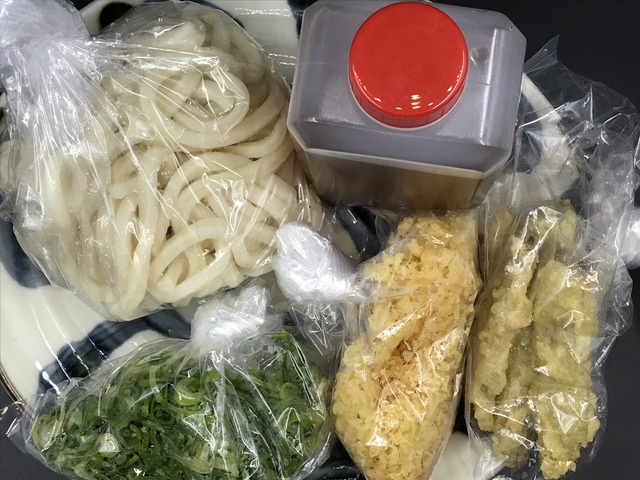 ごぼ天うどんセット