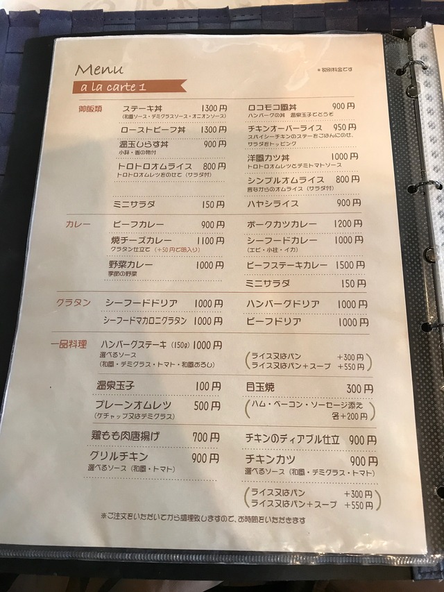 メニュー1