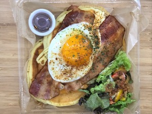 ベーコンエッグパンケーキ5-3