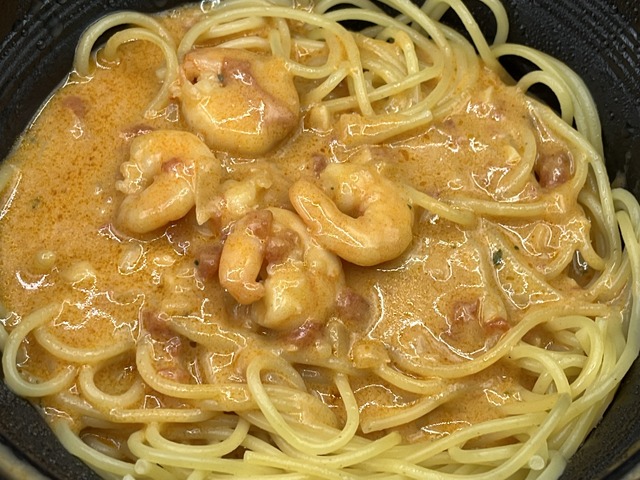 エビのトマトクリームスパゲッティ1-1-1