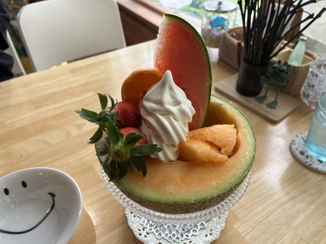 生メロンパフェ1-1