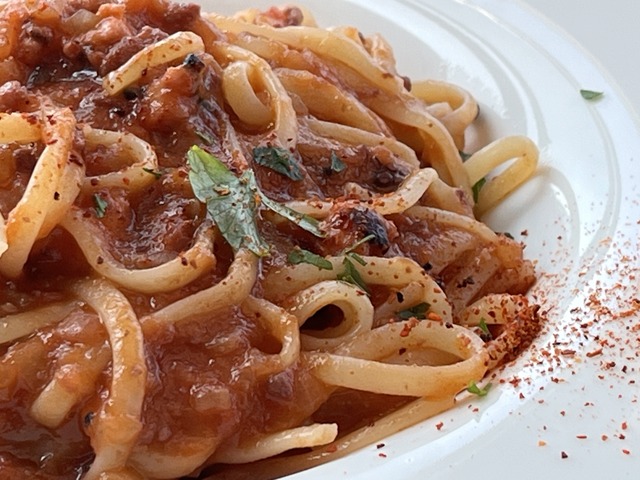 蛸のミートソース1-2-2