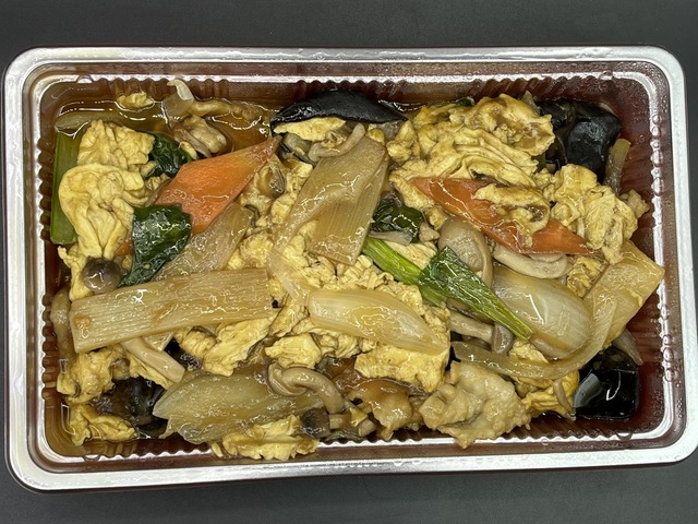 豚肉ときくらげの卵炒め1