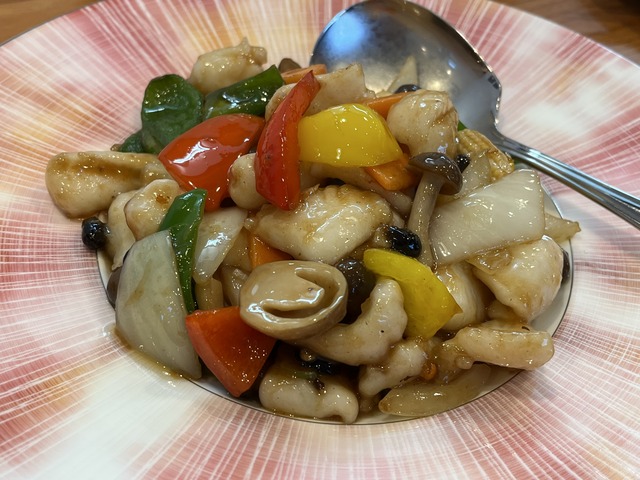 イカのブラックビーンズ