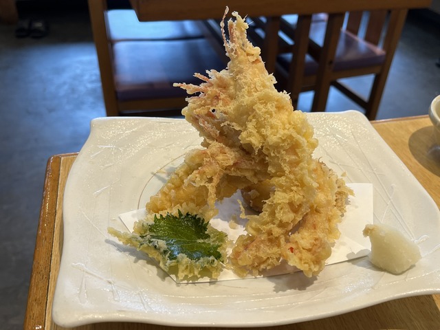 足赤エビ天