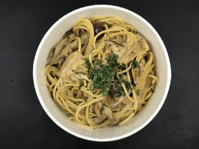 牛肉のクリームパスタ2-1