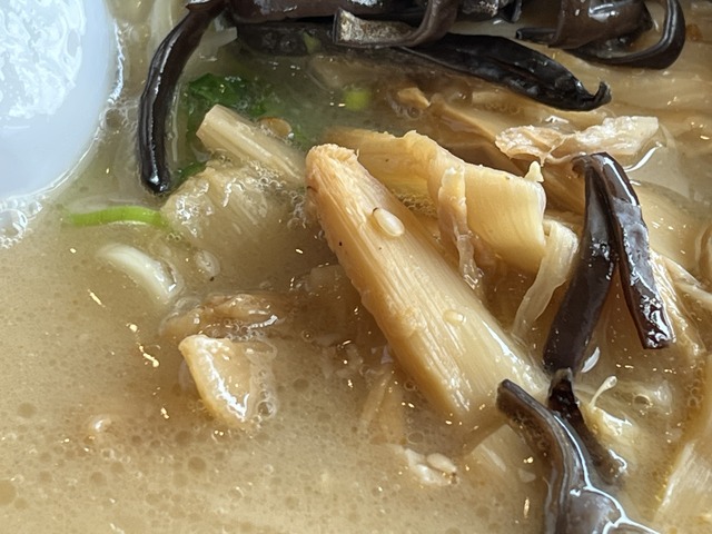 メンマラーメンきくらげトッピング1-3-3